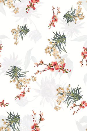 小碎花印花华亿平台图片