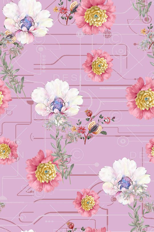 小碎花印花华亿平台图片