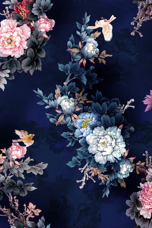 秋冬华亿平台印花华亿平台图片