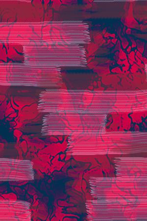 混合拼接印花华亿平台图片