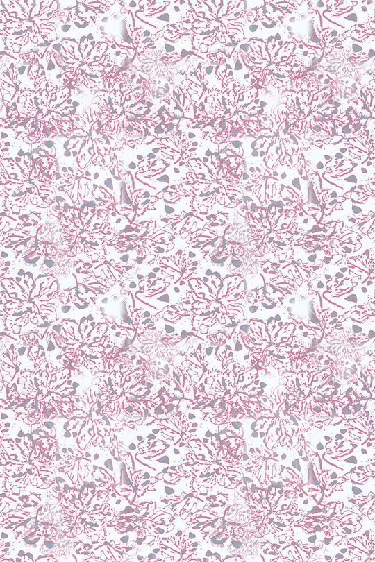 抽象花卉印花华亿平台图片