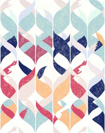 几何印花华亿平台图片