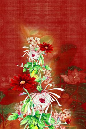 中国风印花华亿平台图片