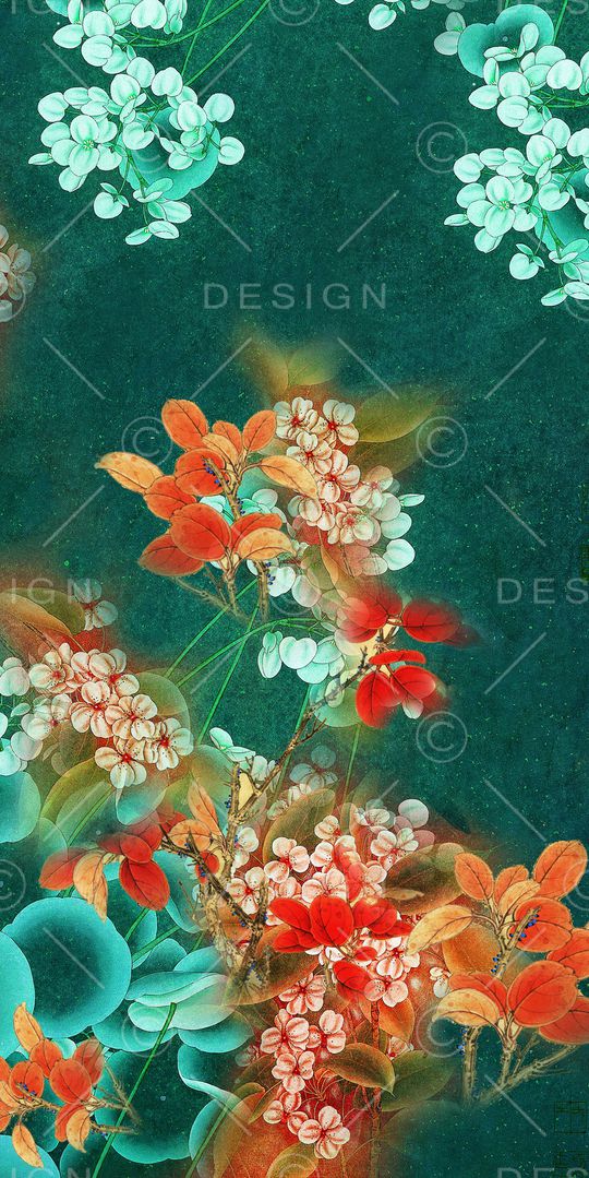 中国风印花华亿平台图片