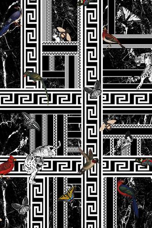 几何印花华亿平台图片