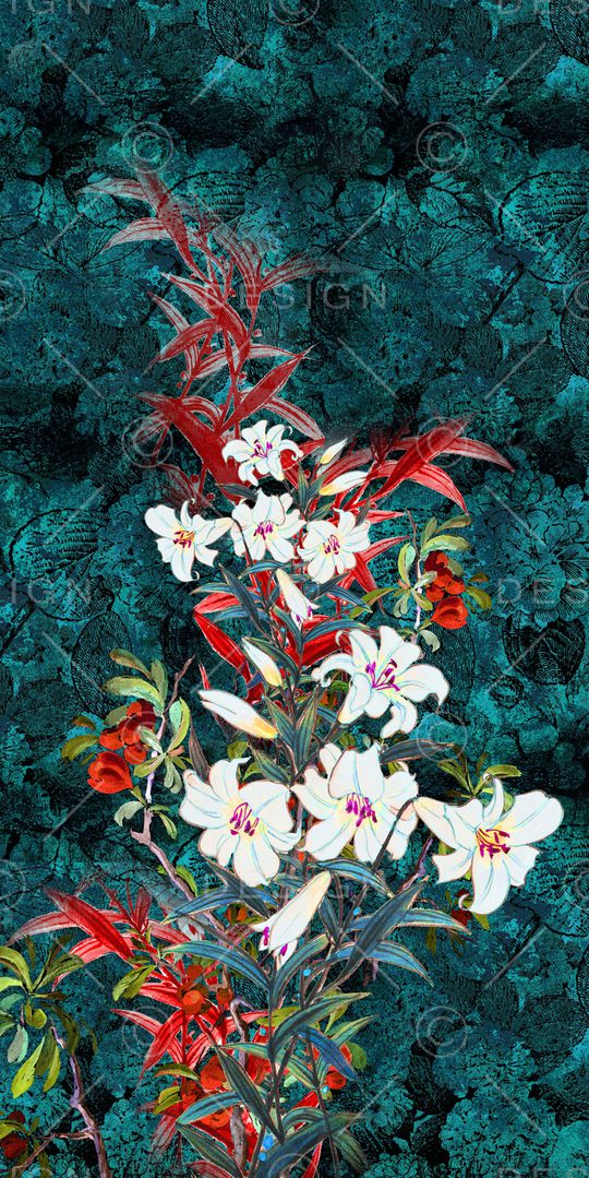 中国风印花华亿平台图片