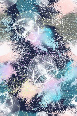 抽象印花华亿平台图片