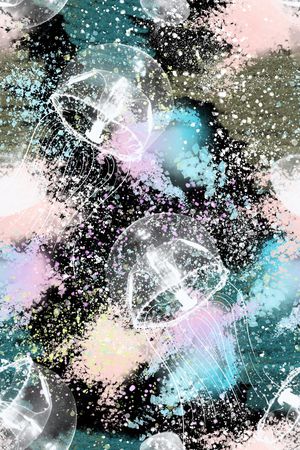 抽象印花华亿平台图片