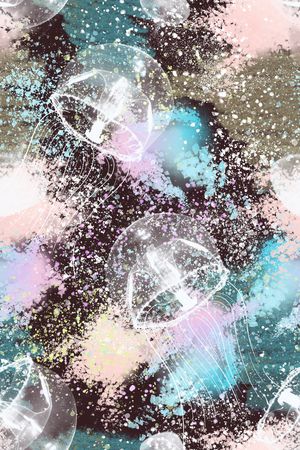 抽象印花华亿平台图片