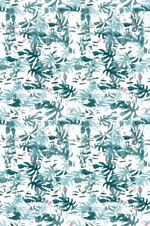 抽象花卉印花华亿平台图片