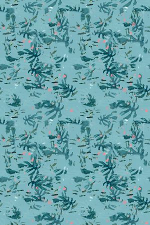 抽象花卉印花华亿平台图片