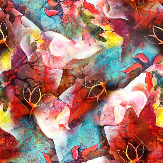 抽象印花华亿平台图片