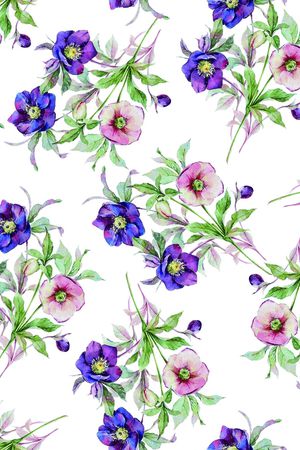 手绘花卉印花华亿平台图片