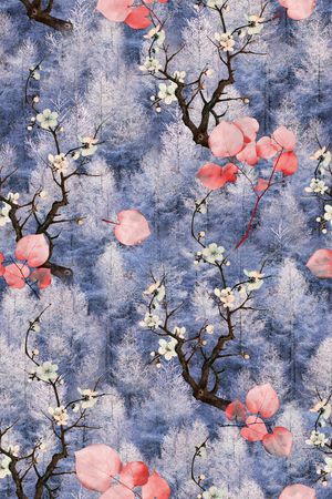 复古印花华亿平台图片