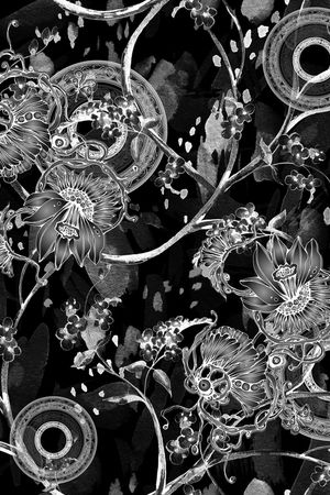 抽象印花华亿平台图片