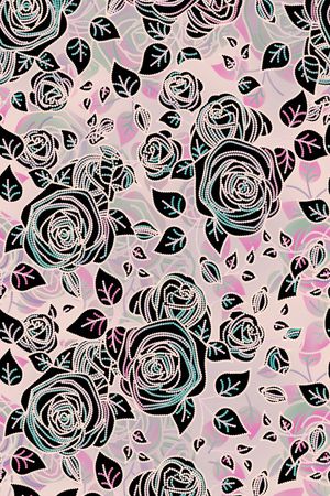 抽象印花华亿平台图片