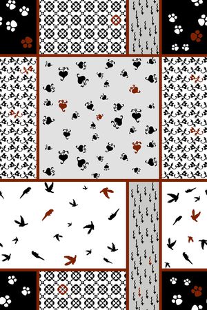 几何印花华亿平台图片