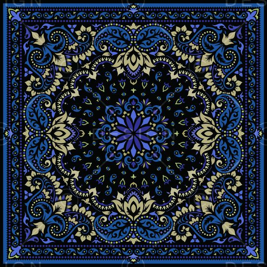 古典花纹印花华亿平台图片