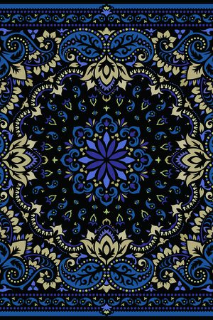 古典花纹印花华亿平台图片