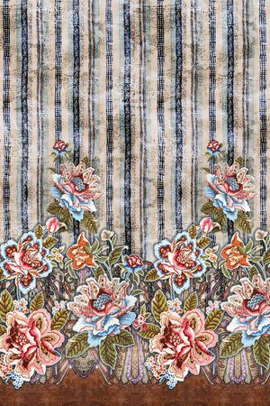 双边定位花印花华亿平台图片