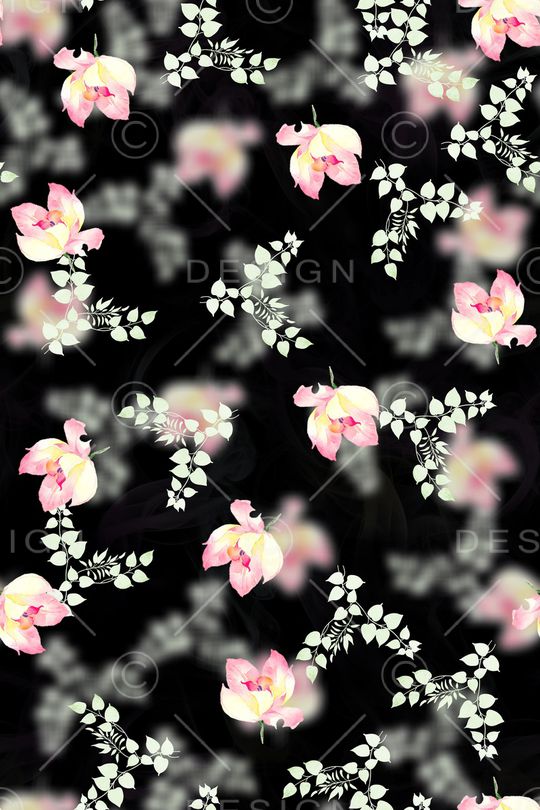 小碎花印花华亿平台图片