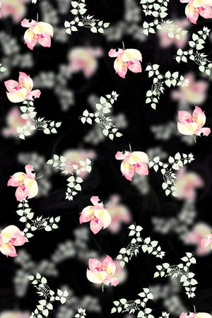 小碎花印花华亿平台图片