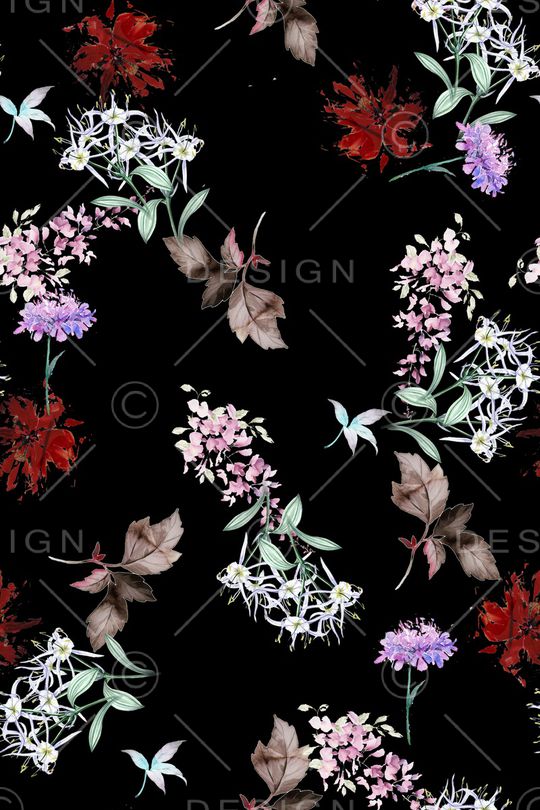 小碎花印花华亿平台图片