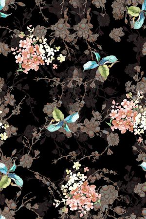 小碎花印花华亿平台图片