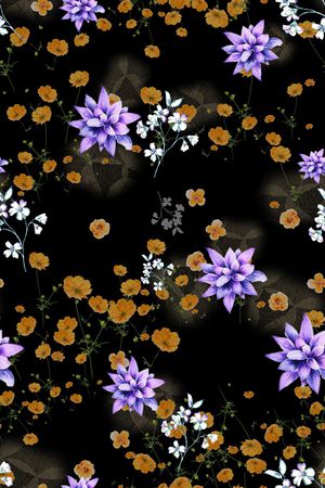 小碎花印花华亿平台图片