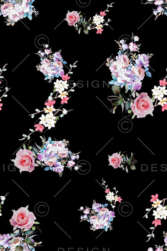 小碎花印花华亿平台图片