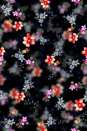 小碎花印花华亿平台图片