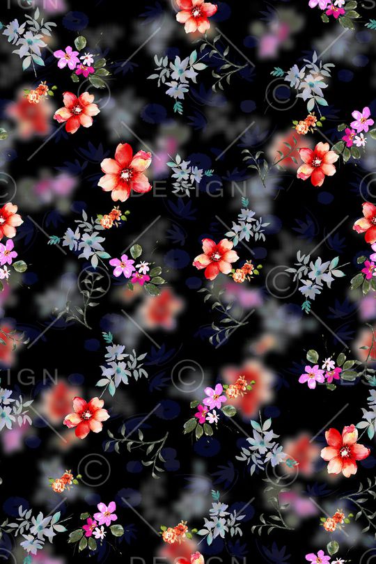 小碎花印花华亿平台图片