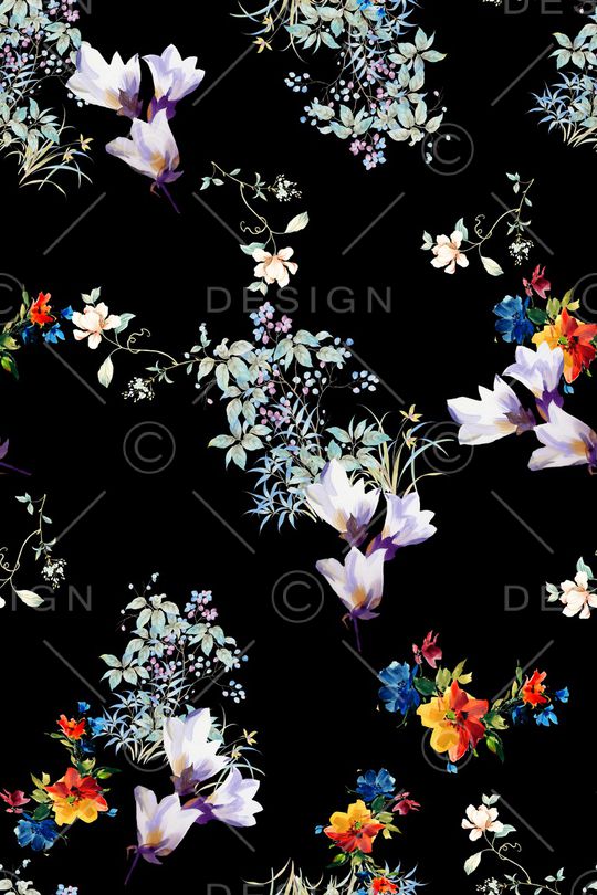 小碎花印花华亿平台图片