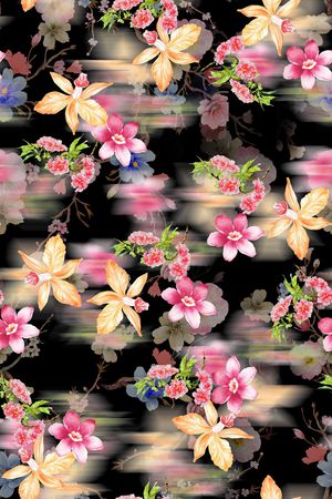 小碎花印花华亿平台图片