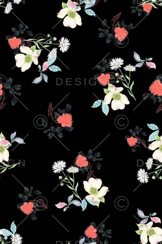 小碎花印花华亿平台图片