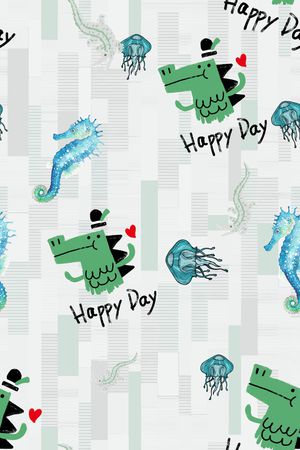 插画印花华亿平台图片