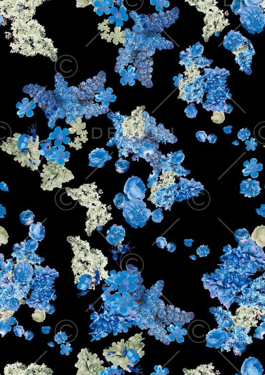 靛蓝印花华亿平台图片