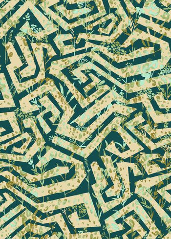 1125548-几何花卉豹纹-水墨-3