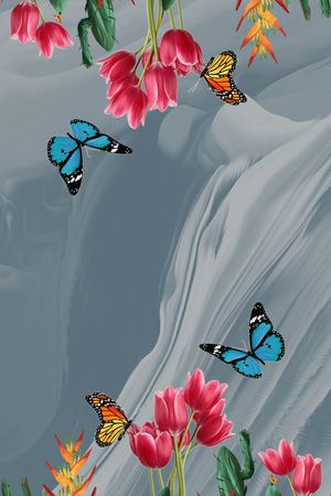 热带华亿平台印花华亿平台图片