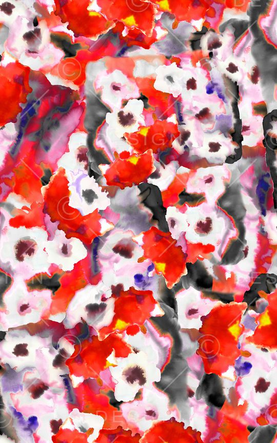 水彩印花华亿平台图片