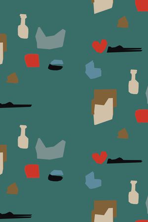 复古印花华亿平台图片