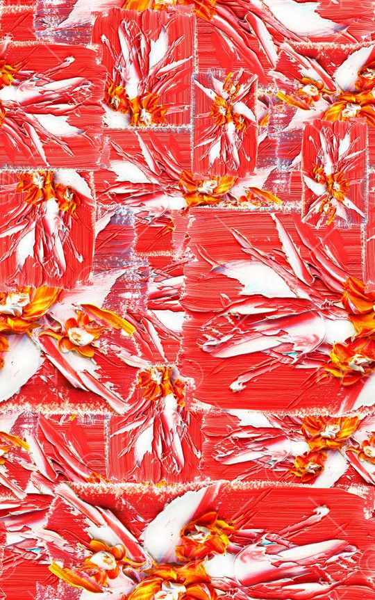 笔触印花华亿平台图片