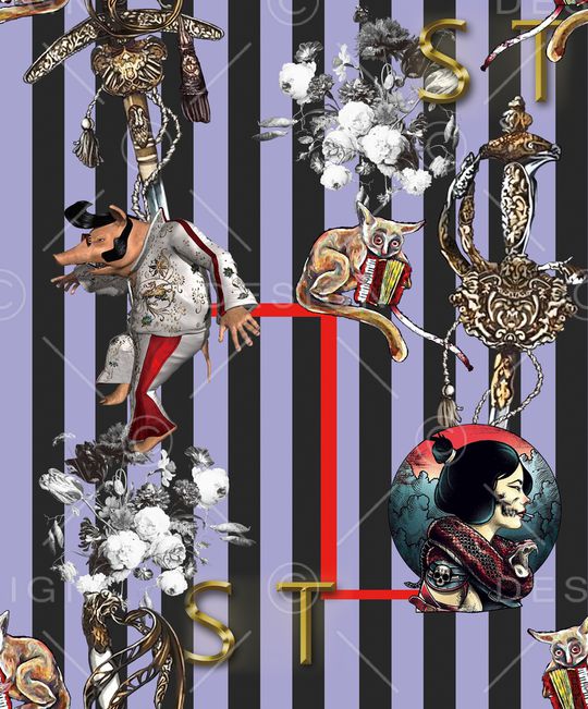 动物印花华亿平台图片