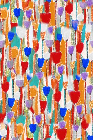 笔触印花华亿平台图片