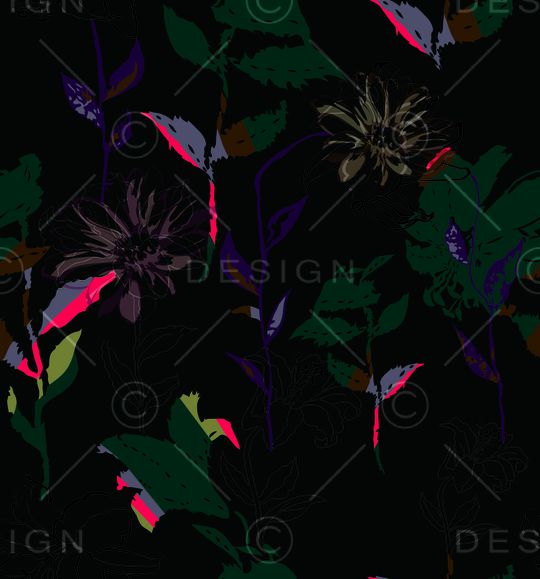 抽象印花华亿平台图片