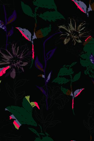 抽象印花华亿平台图片