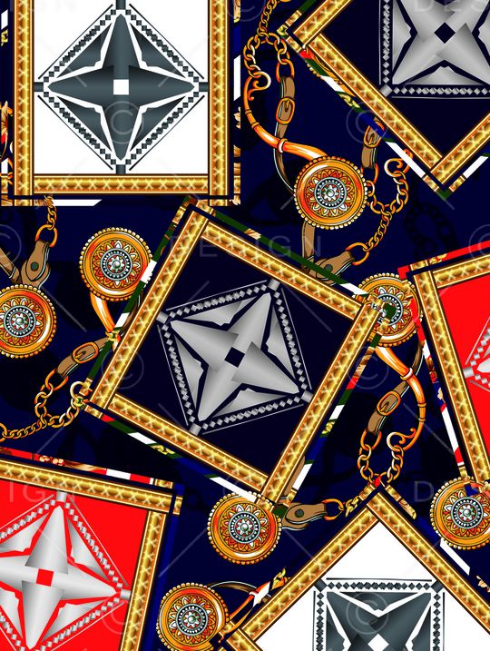 抽象男装印花华亿平台图片