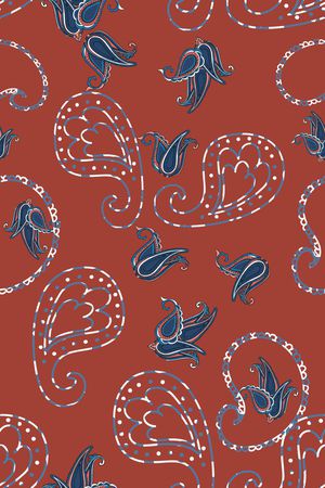 佩斯利印花华亿平台图片