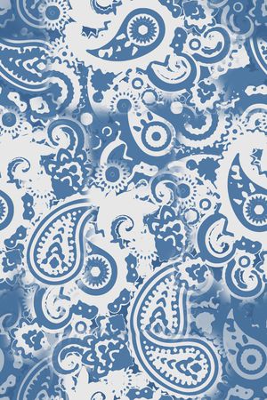 佩斯利印花华亿平台图片