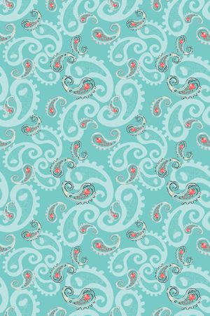 佩斯利印花华亿平台图片